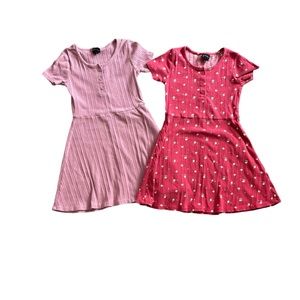 Girls short sleeve dresses size S/6-6X